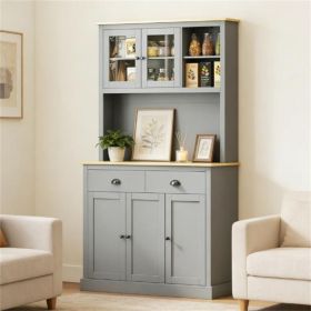 Vertical cabinet, cutlery cabinet, storage cabinet, cutlery cabinet, gray