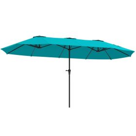 13 Ft. Extra Large Patio Umbrella With Easy Crank Handle, Vents For Outdoor, Patio, , Navy Blue (Option: Navy Blue)