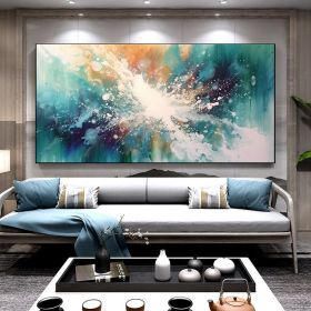Hand Painted Oil Painting Large Acrylic Oil Painting On Canvas Abstract Painting Canvas Original abstract canvas wall art contemporary Painting F (Style: 01, size: 70x140cm)
